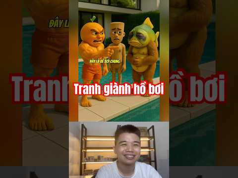 Đình Hiền Brainrot: Udin din din dun tranh giành hồ bơi với Tralalero Tralala. #brainrot