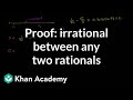 Understanding Rational and Irrational Numbers