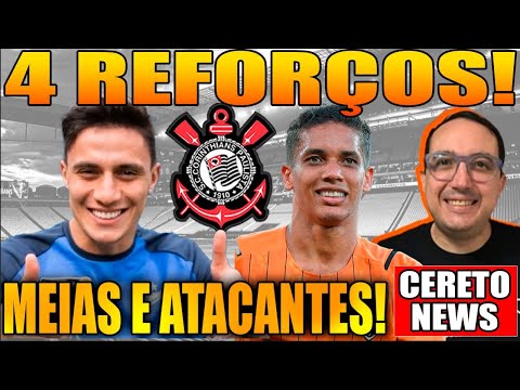 REFORÇOS NO CORINTHIANS! DOIS MEIAS E DOIS ATACANTES!