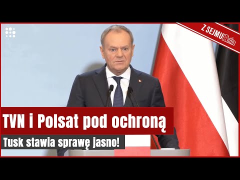 Tusk zapowiada: TVN i Polsat pod specjalną ochroną | Gazeta.pl