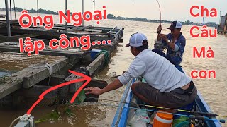 Rủ Ông Ngoại qua SA ĐÉC câu cá. Dính cá bự kéo cong cần | Săn bắt SÓC TRĂNG |
