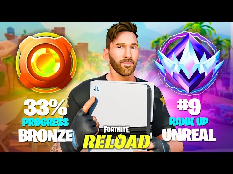 Bronze to Unreal Console Ranked Reload Speedrun (Fortnite 120FPS)