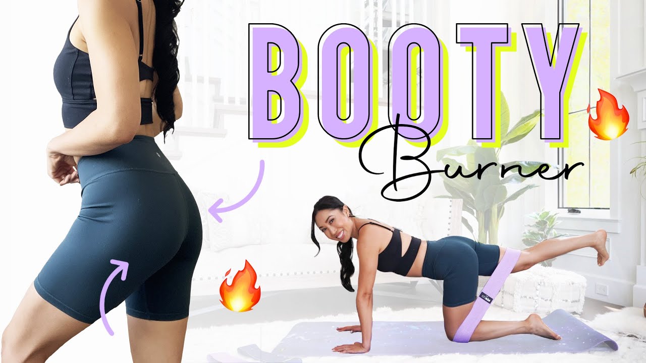 10 Minute Booty Burn Workout with Bands - Blogilates