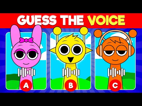 🔊Guess the Sprunki Characters by their Voice👀🎵Incredibox Sprunki Quiz