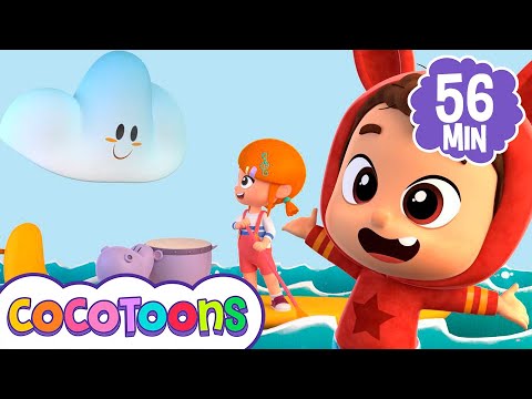 Rema en tu barca y más canciones infantiles de Lea y Pop 🚣 Cocotoons