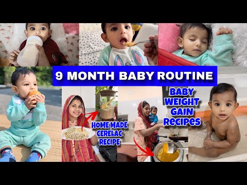 Indian Mom Realistic Morning Routine With 9 MONTH Old Baby 🥰 || HOME MADE CERELAC Recipe || Afrin