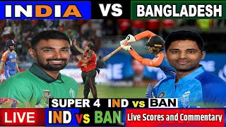 🔴Live Cricket Match Today: IND vs BAN, 16th T20 Asia Cup 2025 | India vs Bangladesh Live Match