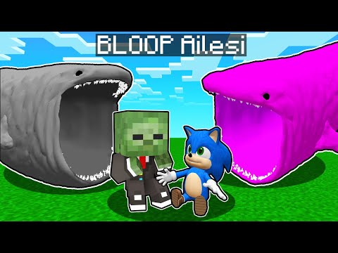 BLOOP AİLESİ MUSTAFAER VE BEBEK SONİC'i SAHİPLENDİ 😱 - Minecraft