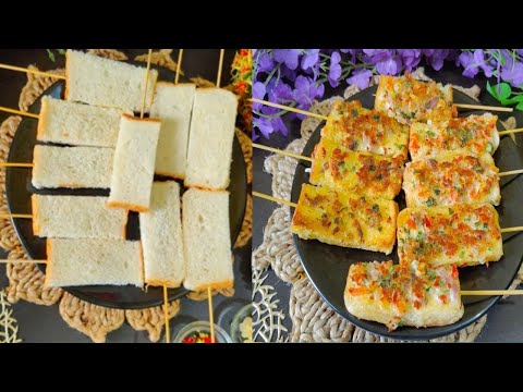 2 Minutes Bread Snacks | Tasty and Easy Snacks Recipes | Evening Snacks | New Recipe