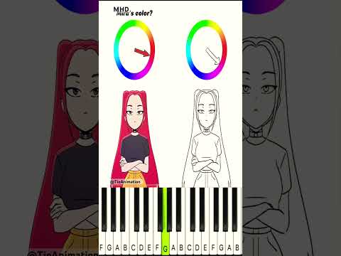 Pick a Color (Kpop Demon Hunters) @tieanimation - Piano Tutorial