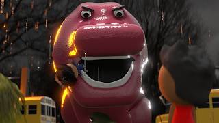 If BARNEY Was A Real Dinosaur (Animated Movie Parody )