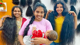 മുടി പൊരിഞ്ഞ് തീർന്ന് വിഷമത്തിലായ ചേച്ചി വീട്ടിലെത്തി പിന്നെ നടന്നത് 😍 Home 🏠