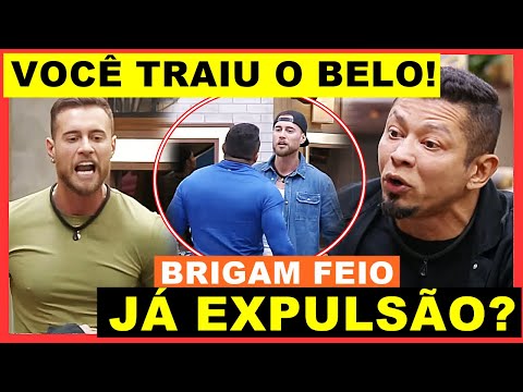 A Fazenda 16: JÁ EXPULSÃO? Yuri BRIGA FEIO com Gilson e diz que ele ficou famoso porque traiu o Belo