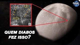 LINHAS RETAS IMPOSSÍVEIS APARECERAM NA LUA DE SATURNO