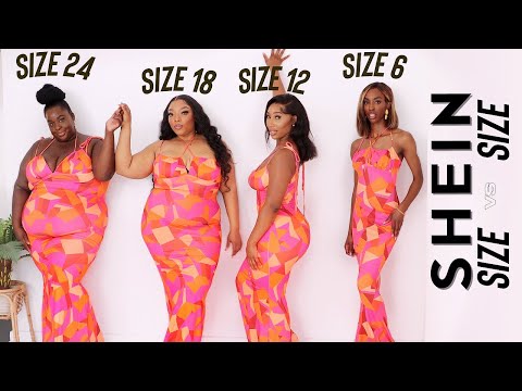 SIZE 6 vs 12 vs 18 vs 24 TRY ON SAME SHEIN OUTFITS