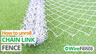 Video How to unroll chain link fence (2 METHODS)