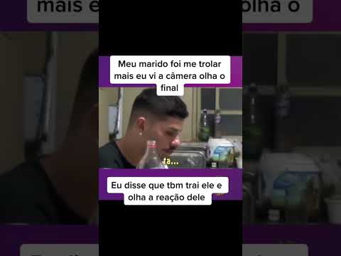 Ele foi me trollar mas eu vi a câmera e tive que fazer isso!