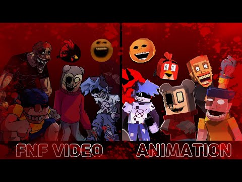 🎶Lyrical Mayhem v2 All Animated | Lyric FNF Song Mega Mix - FNF VIDEO X ANIMATION🎤