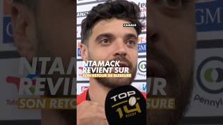 Romain Ntamack réagit à son retour sur le terrain 🎙️ #rugby