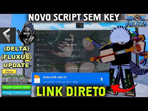 UPDATE DELTA 🐲 LINK DIRETO! MELHOR SCRIPT Blox Fruits  + EXECUTOR Roblox 2025 (Celular/Pc) Auto Farm