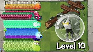 Every 100 Plants Max Level VS 50 Hamster Ball Gargantuar Zombie - Pvz 2 Challenge