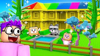 We Built A MANSION In GROW A GARDEN..!?