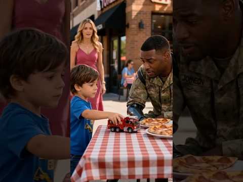 Boy Gives Veteran An Unexpected Gift #shorts #kindness