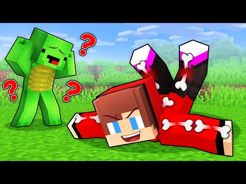 JJ Has NO BONES and Troll Mikey in Minecraft (Maizen)