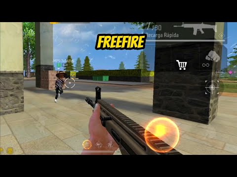 TESTEI O FREEFIRE EM PRIMEIRA PESSOA 😳#freefire #garenafreefire