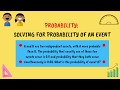 Probability and Algebra Concepts
