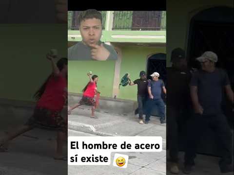 Quien díjo que el hombre de acéro no existe#peleas#riñas#humor#shorts