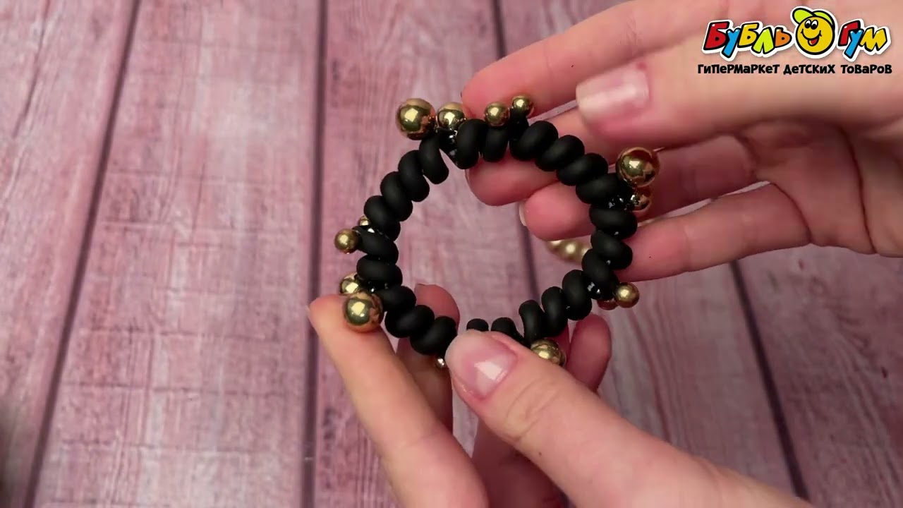 Резинки-пружинки Lilly & Mia черное золото - видео Резинки-пружинки Lilly & Mia черное золото - видео