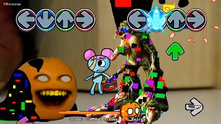 FNF glitch Brr Brr Patapim MEME VS Pibby Annoying Orange Sings Sliced song - BRAINROT ANIMALS MEME