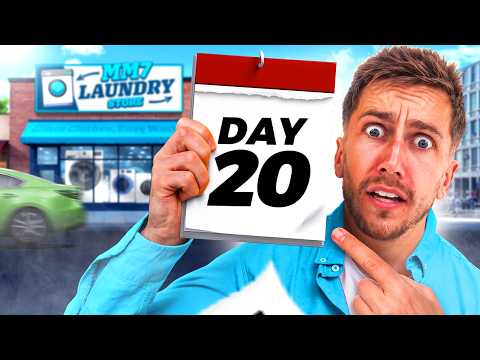 WE SURVIVED 20 DAYS IN A LAUNDRY STORE!