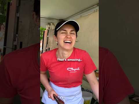 Buying a slice of pizza 🥹❤️