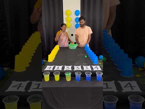 1₹ vs 2000₹  Number water challenge balloon 9 #shorts