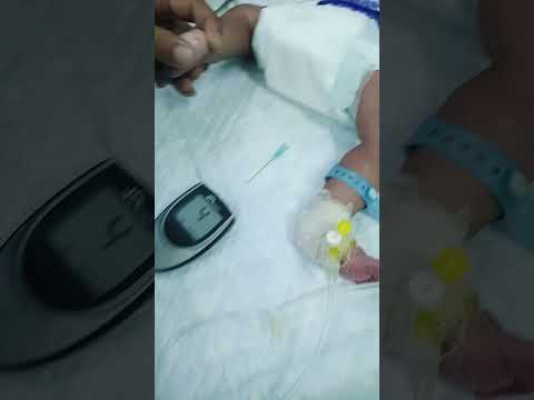 Newborn baby ko sugar check 🥰💉👍 #youtubeshorts #cutebaby #newborn #cute #baby #shortsviral #shorts 💉