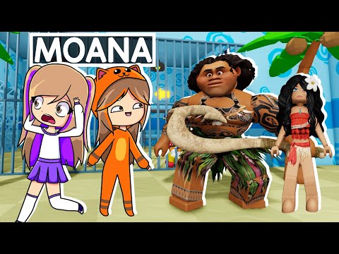 Escapa de la Prisión de MOANA en Roblox con Mandarina