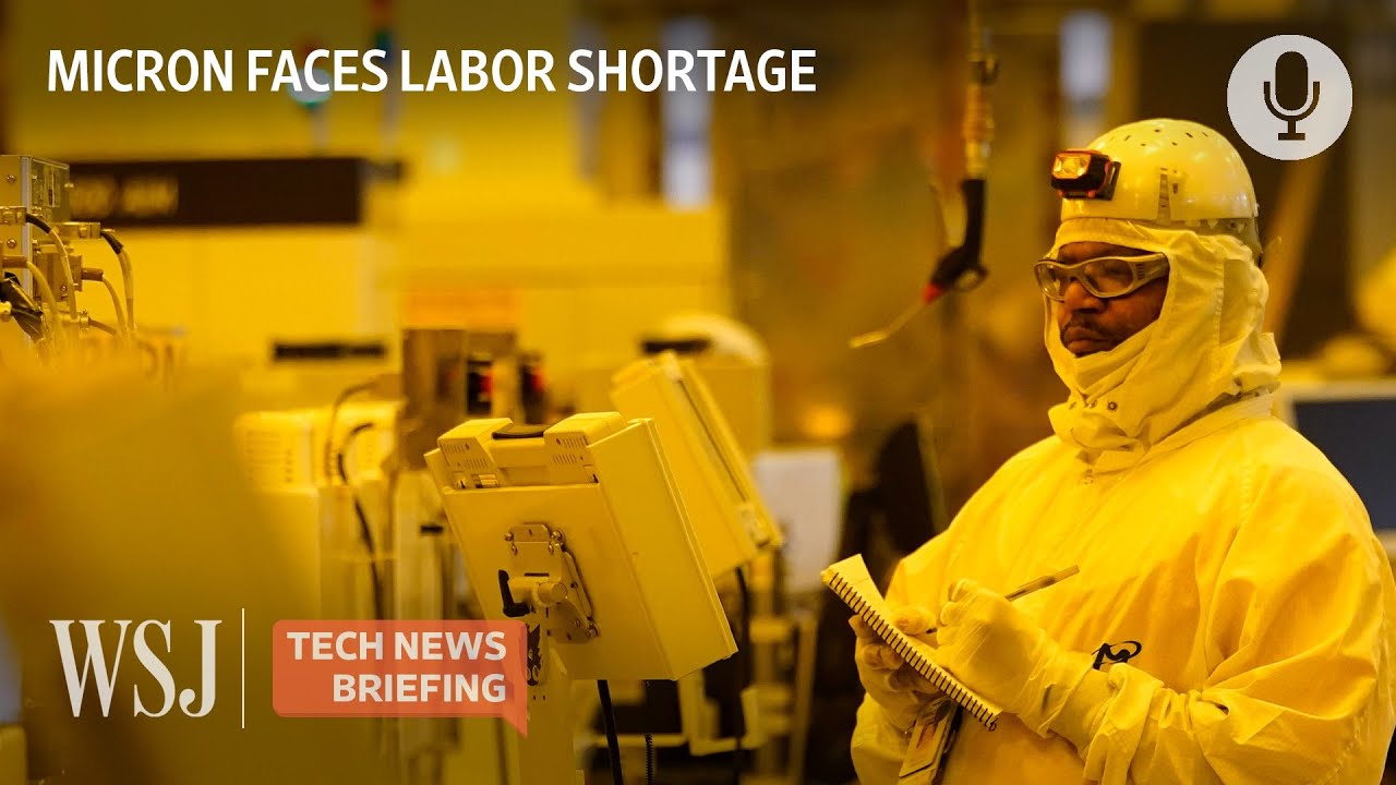How a Massive Skilled Worker Shortage Threatens Biden’s Chipmaking Plans | Tech News Briefing