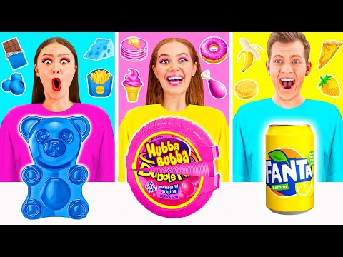 Food of The Same Colors Challenge | Funny Situations by TeenChallenge