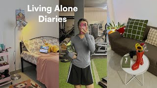 Living Alone Diaries 🛀| Reset🧹, cleaner 🧼 , Gym Trial🤸🏻‍♀️& Romanticizing Life🛋️
