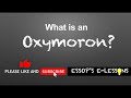 Understanding Oxymorons and Their Effects