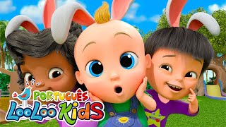 🐰 Pule com o Coelhinho! Canção Divertida para Crianças | LooLoo Kids Português 🎶💫