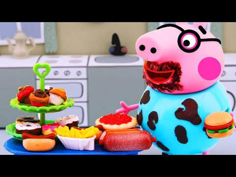 healthy food, Peppa Pig Animation