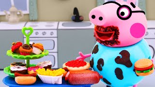 healthy food, Peppa Pig Animation
