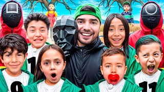 ¡NIÑOS de 1 a 18 AÑOS juegan EL JUEGO DEL CALAMAR en VIDA REAL! 😱🔥
