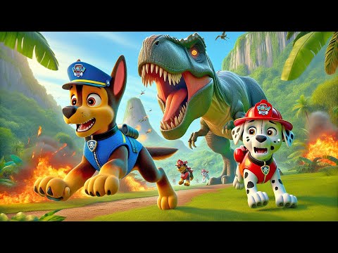 CHASE x MARSHALL Escape From DINOSAUR !! Paw Patrol Ultimate Rescue | Rainbow 3 | Full Episodes