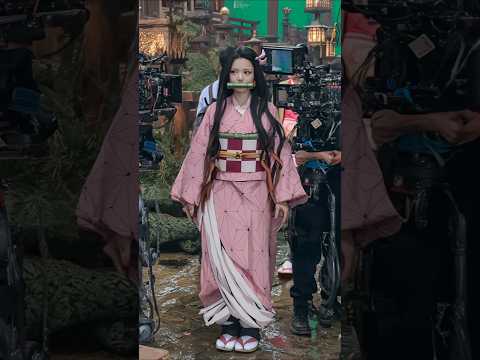 귀멸의 칼날 실사화 촬영 현장