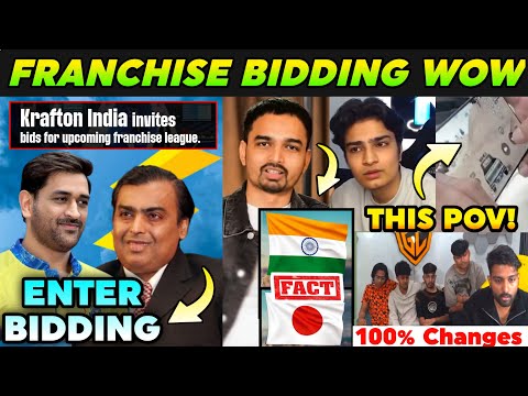 Celebrity in Bgmi Franchise Bidding🚨 IND-JAPAN NEWS⚠️ 100% Changes in Soul & Godlike✅ Aman Refuse!💢