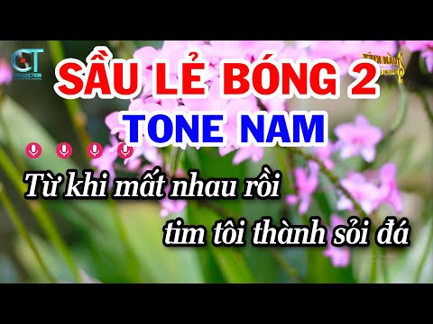 Karaoke Sầu Lẻ Bóng 2 Tone Nam ( Cm ) Nhạc Sống Tuấn Kiệt